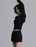 Shark shirring hood