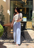 Arin Denim Wide Banding Pants