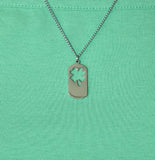 CLOVER PUNCHING NECKLACE