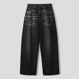 Blaze Catbrush Wide Denim Pants