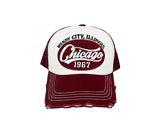Chicago Damage Mesh Ball Cap