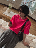 Daily summer round short sleeve t-shirt