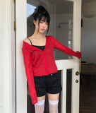 Huben Ribbed Long Sleeve Cardigan