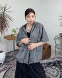 Tove Check Half Jacket