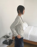 Conte Stripe Overfit Long Sleeve T-Shirt
