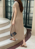 Ella Summer Pleated Maxi One Piece (Scarf Set)