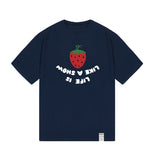 Strawberry Reverse Logo Short Sleeve Tee