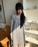 Moel Check Layered Mini One Piece