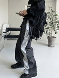 Cross string nylon pants