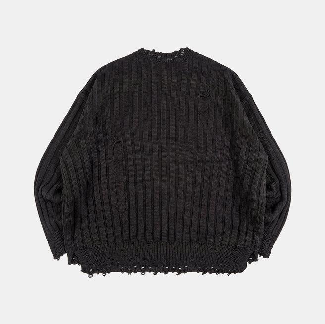 【Raucohouse】Stain slub over knit Raucohouse】Stain slub over knit (Raucohouse/ニット