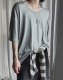 Roydi Over U-Neck Short Sleeve T-Shirt