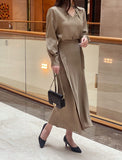 Monafe mermaid banding long skirt