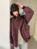 Silmki Button High Neck Over Jumper