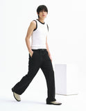 COLOR RIB SLEEVELESS