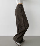 Carpenter Side Pocket Hip Y2K Wide Cotton Pants