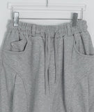 [unisex] Lutsme Curve Cut Bermuda Banding Pants