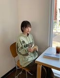 Denna Boston Lettering Color Matching Hoodie