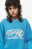 Oval Sea Logo Crewneck Sweater