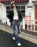 SQUARE POCKET LEATHER JP