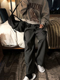 Ribbed Brushed Pintuck Training Pants