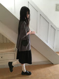 Loen Tie Midi Skirt