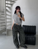 Theo Washed Double Pocket Cargo Pants
