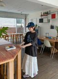 Dideli Printing Over Short Sleeve Tee
