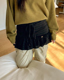 Bein Striped Short Skirt