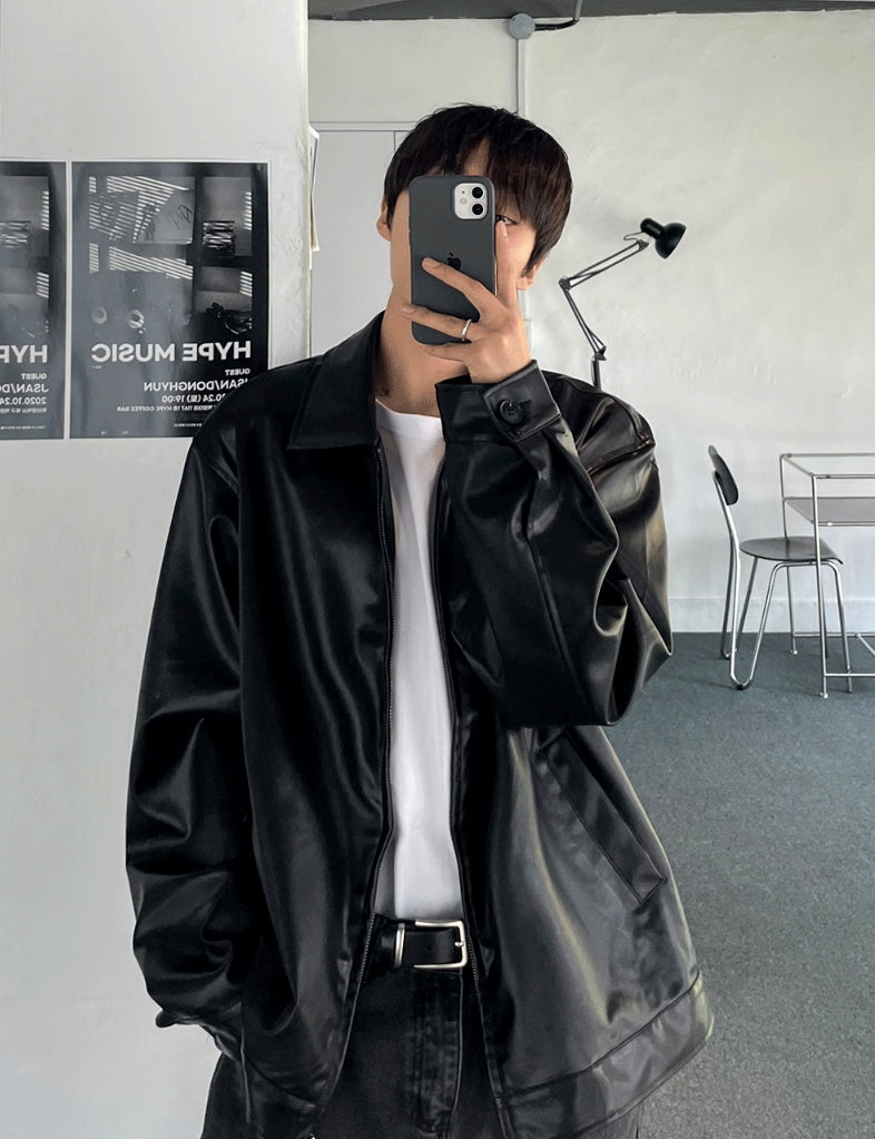 【COSYHARU】Milut leather two-way jacket COSYHARU (コシハル) - ミロットレザーツーウェイジャケット
