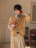 Block Haji Round Pocket Cardigan
