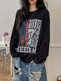 Frame Vintage Print Long Sleeve T-Shirt