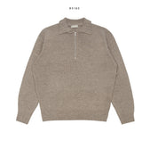 Eve Collar Half Zip Up Knit