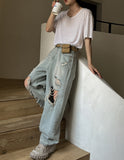 Hand Vintage Wide Denim