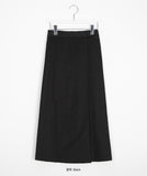 Keden Banding Peach Fuzz Wrap Skirt