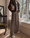 Reeves Side Banding One-Tuck Slacks