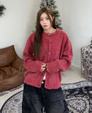 Deche Mohair Wool Cardigan