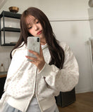 Glee Flower Two-Way Hood Zip-Up