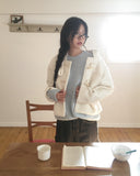 Zelga Fluffy Duffle Hood Short Jacket