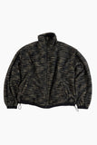 Reversible fleece zip-up jumper