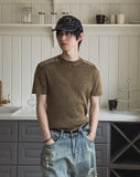 Modric Shoulder Panel Garment Short Sleeve Knit