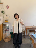 Hinky Summer Raw Denim Balloon Wide Pants