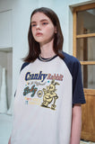 Peaky Rabbit Raglan Short Sleeve Tee