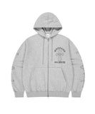 CROSS STUD HOOD ZIP UP