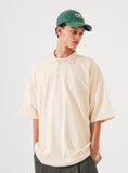 Dense Collar Short T-shirt