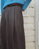 Loader Pintuck Stripe Wide Slacks