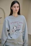 Puppy Love Embroidered Sweatshirt