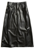 Fox Leather Maxi Skirt