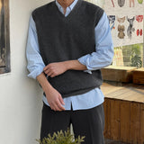 Cathy V-neck Knit Vest