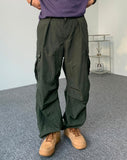 Ite Pintuck Nylon Cargo Pants