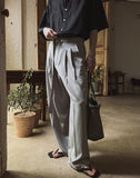 Cooling Belted Two-Tuck Slacks